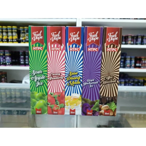 [HTPC] Fuel Vape 30ml - Fruity Creamy Epal Strawberry Pisang Blackcurrent Hazelnut