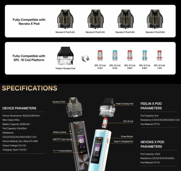 Nevoks Feelin XR Pro Pod Kit - Image 7