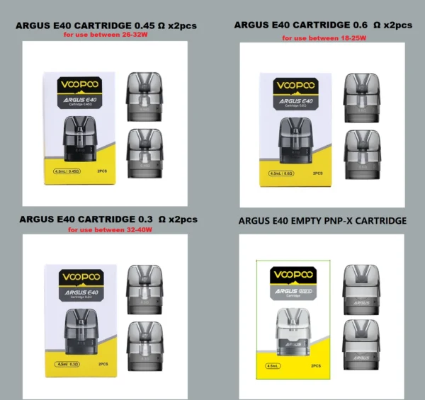 VOOPOO Argus E40 Cartridge