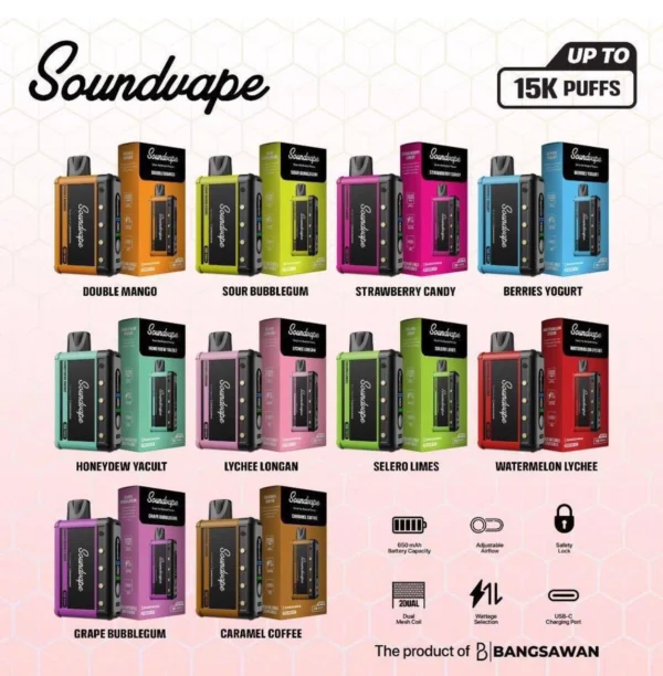 Soundvape by Bangsawan 15K puffs