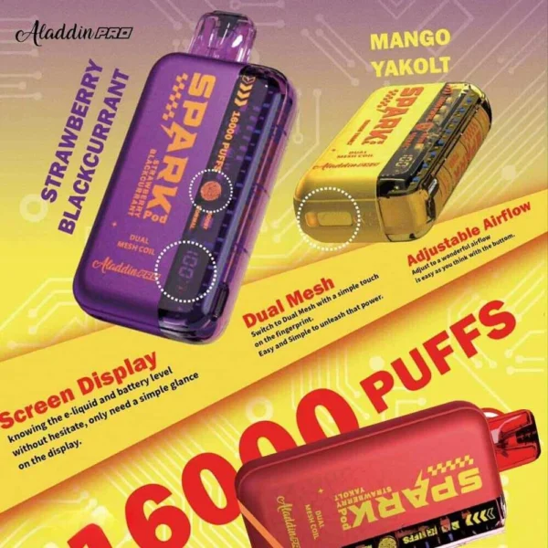 ALADDIN PRO SPARK 16K PUFFS - Image 2